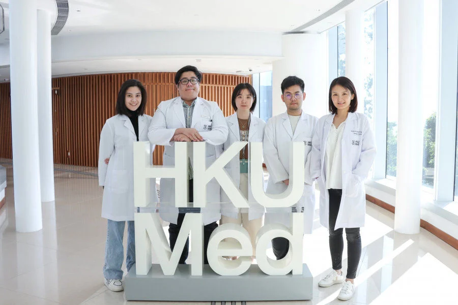 Led by Professor Heidi Ling Guang-sheng (first right), the research sheds light on the damaging impact of excess fat in liver cancer, underscoring the importance of healthy diets and lifestyle choices for liver protection.  