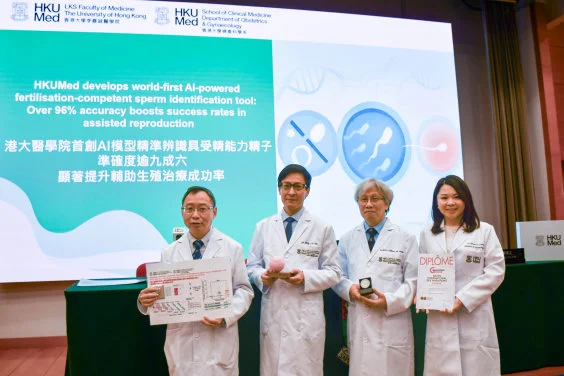 HKUMed develops world-first AI-powered fertilisation-competent sperm identification tool: Over 96% accuracy boosts success rates in assisted reproduction