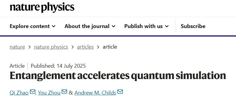 HKU Engineering Researchers Discover Quantum Entanglement Accelerates Quantum Simulation