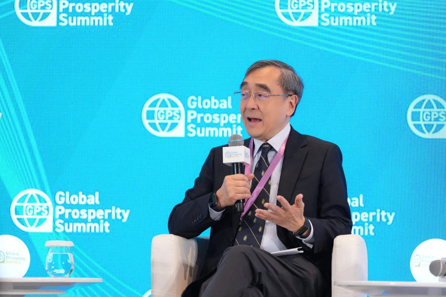 Professor Richard Wong, Provost and Deputy Vice-Chancellor of the University of Hong Kong (HKU), shared his insights on artificial intelligence (AI) as a panellist at the Global Prosperity Summit (GPS) 2025 today (20 May).