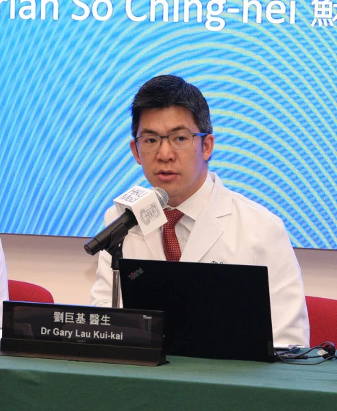 Dr Gary Lau Kui-kai highlights many stroke patients, particularly younger individuals, have undiagnosed or untreated hypertension. The stroke could be prevented if blood pressure is detected and controlled early.  