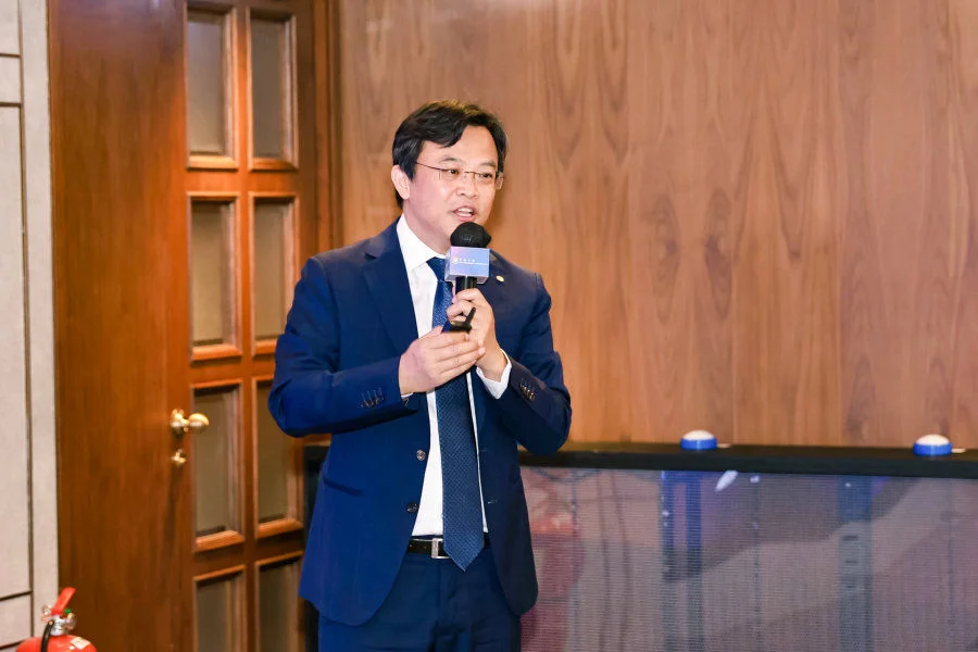 Mr. Jun He, Vice President of TCL Industrial and CEO of GETECH introduces the collaboration details.