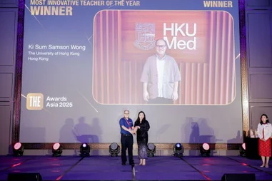 HKU teacher honoured as the Most Innovative Teacher of the Year in Asia 2025 by Times Higher Education