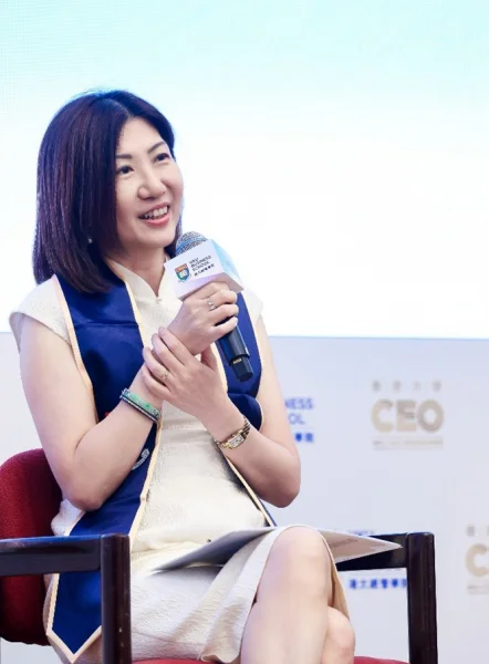 Ms. Bonnie Y Chan, CEO of Hong Kong Exchanges and Clearing Limited (HKEX) participates in the epic dialogue titled “Global Landscape and Hong Kong Economy”.