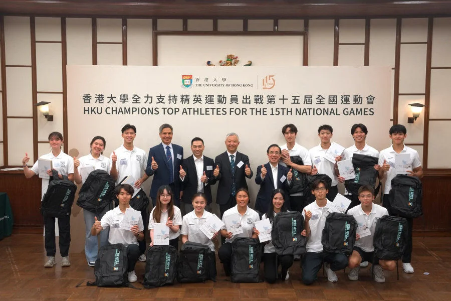 HKU student athletes attend a sharing session on 31 October.